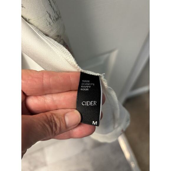 Cider Pink, Green And Cream Toile Dress M - Picture 4 of 6